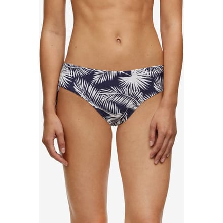 Livera Sw Bo. Brief Mid Palm Leaf Blue Nocturnal Blue Größe: 48 | Bikinis Outlet | Damen | Blau