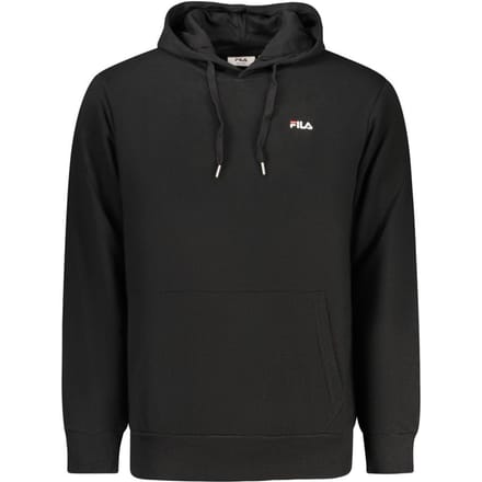 Fila Zwarte Katoenen Heren Hoodie