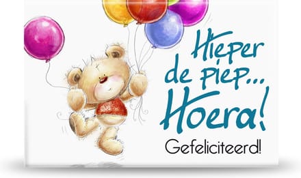 Magneet "Hoera"