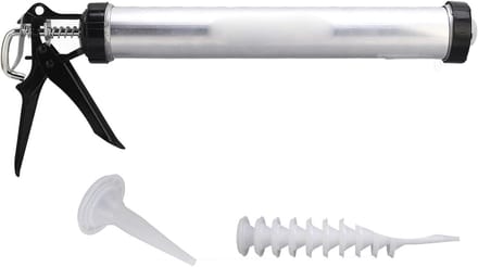 Kitspuit Aluminium - Kit Tool - Kit Aanbrengen - Grote Capaciteit - 600 ml - Grijs