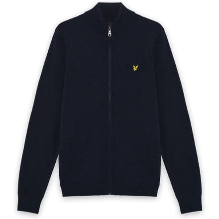 Lyle & Scott Kn2102vc Trui Met Volledige Rits Blauw,Grijs S Man