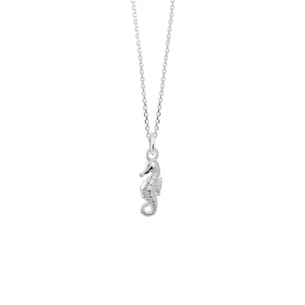 Glams ketting zeepaard 1,1 mm 41 + 4 cm - Zilver