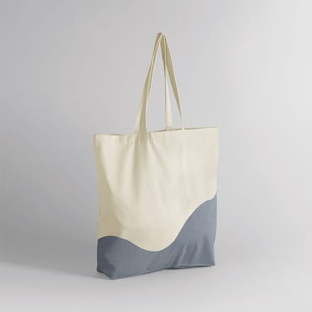 Organische swirl-print tas Westford Mill