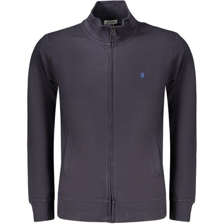 Coveri Moving Blauwe Katoenen Heren Sweater