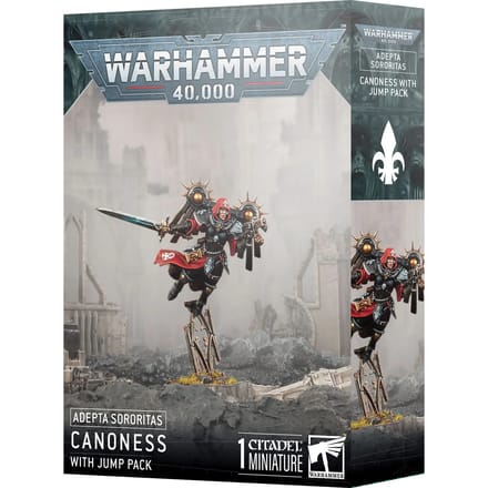 Bordspellen Games Workshop Warhammer 40k - Adepta Sororitas Chanoinesse avec Reacteur Dorsal