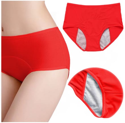 Inna - Menstruatieslip - Rood - 3XL