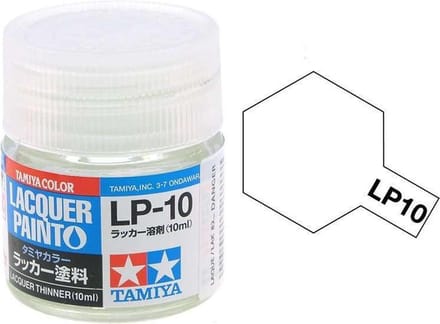 Tamiya Hobbyverf - LP-10 Laquer Paint Thinner - Verdunner - 10 ml