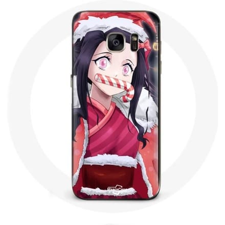 Coque pour Samsung Galaxy S7 Anime Demon Slayer Kamado Nezuko Le jour de Noël 2023