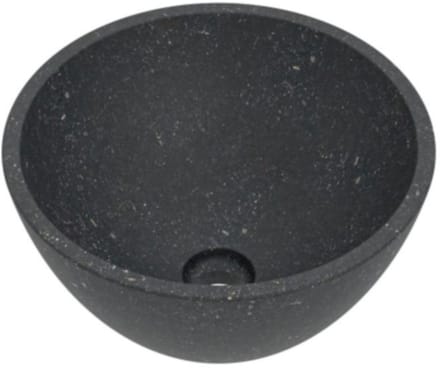 Basic Line Opbouw Waskom - 40x40x14 cm - Rond - Hardsteen