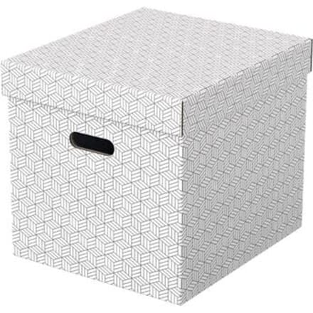 Esselte Home Kubus Opbergdoos, Set van 3 Wit