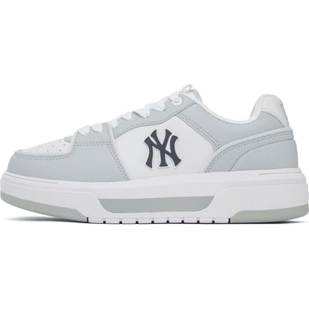 MLB Baskets Basses Confortables Polyvalentes Doublure Épaisse Cuir Unisexe Gris 3ASXCBS4N-50GRS 38.5 white