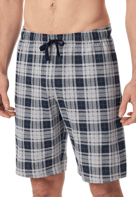 Schiesser Bermuda Mix + Relax - Heren Pyjamabroek Kort - veelkleurige geruite