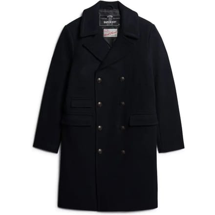 Superdry - The Merchant Store - Lange wollen jas - Heren - Jassen