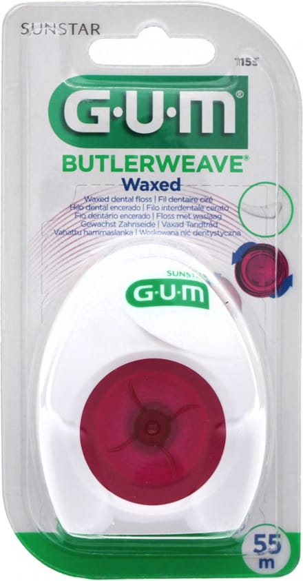 GUM Waxed Butlerweave tandzijde - 55 meter