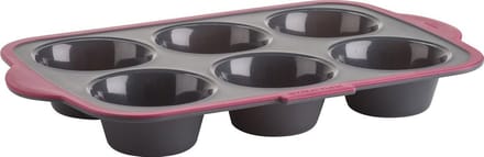 Siliconen Muffin Pan 6 Cup - Hittebestendig en Antiaanbaklaag