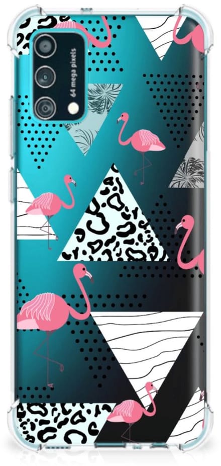 Samsung Galaxy M02s | A02s Case Anti-shock Flamingo Triangle