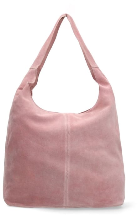 Manfield - Roze suède shopper