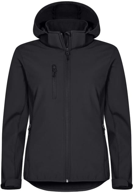 Clique Classic Hoody Softshell Dames 0200917 - Black - Maat M/38