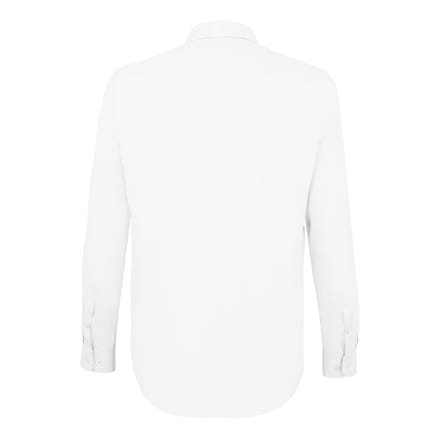 SOLS Heren Baltimore Slim Overhemd (Wit)