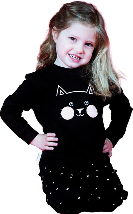 Frogs and dogs - Kitty- meisjes Kinder - pyjama - maat 104