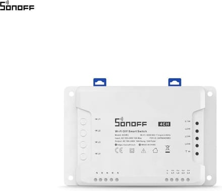 Sonoff - 4CHR3 - 4 gang Smart schakelaar - Smart WiFi Schakelaar