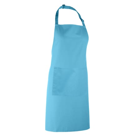 Premier Dames/Dames Kleuren Bipschort Met Zak / Werkkleding (Pakket van 2) (Turquoise)