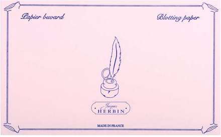 Jacques Herbin Vloeipapier - Blotterpapier - Roze - 10 vel