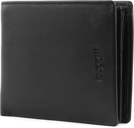 bugatti Portemonnee Vertice Coin Wallet 11CC Black Zwart