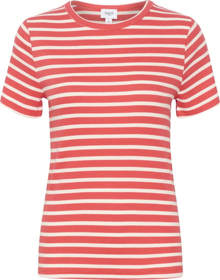 Saint Tropez AstaSZ SS Stripe T-Shirt Dames T-shirt - Maat M