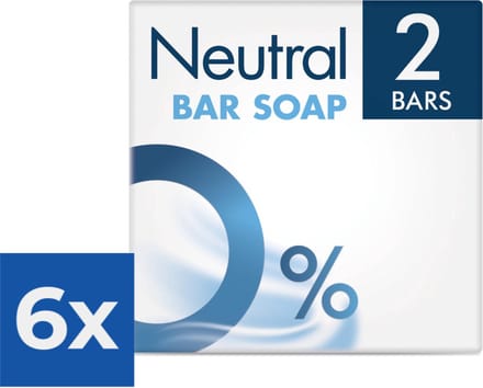 NEUTRAL BAR SOAP 2X100G - Voordeelverpakking 6 stuks