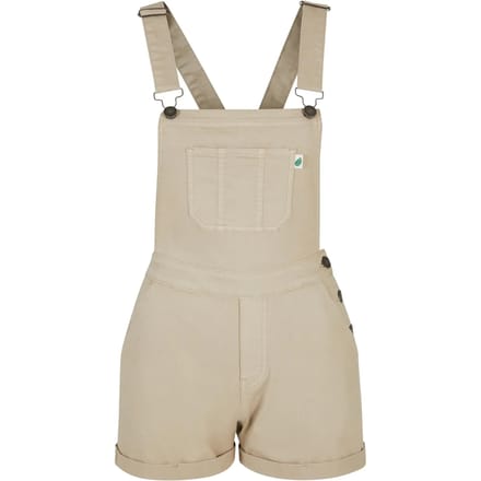 Urban Classics - Organic Short Tuinbroek/dungaree - XXL - Gebroken wit