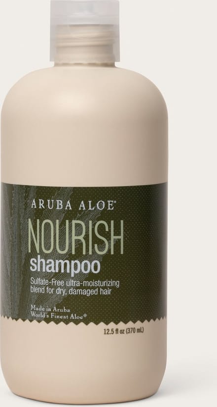 Aruba Aloe Nourish Shampoo | Droog & beschadigd haar | Pure Aloë Vera | 370ml