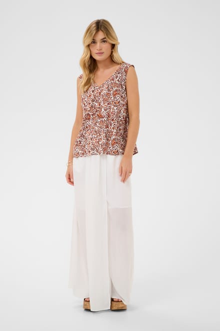 Vrouwenblouse Cream Tiah