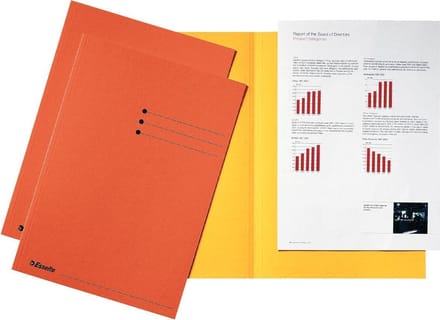 INLEGMAP ESSELTE KARTON ORANJE