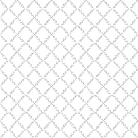 Duro Vliesbehang 682-01 - Blommor & Blad - Botanisch Wit - 53cm x 10.05m