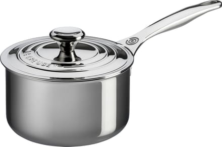 LE CREUSET - RVS - Steelpan met deksel 18cm 2,90l