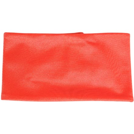 Oranje Nylon Stretch Dames Halswarmer Sjaal