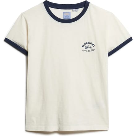 Superdry - Athletic Essentials Beach T-shirt met print - Dames - T-shirts