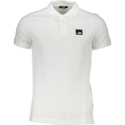 Cavalli Class Bianco Katoenen Heren Polo