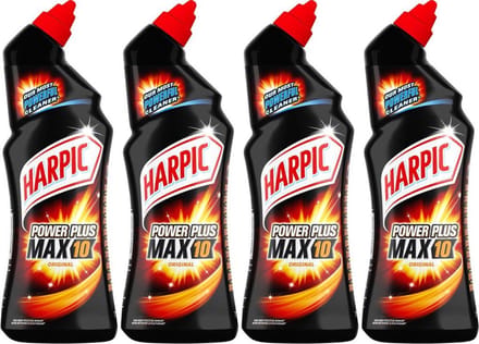 Harpic Toiletreiniger Power Plus Max 10 Original - 4 x 750 ml