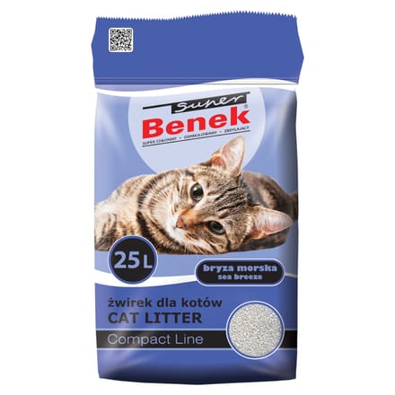 Super Benek Compact met Zee Geur - Dubbelpak 2 x 25 l (40 kg)