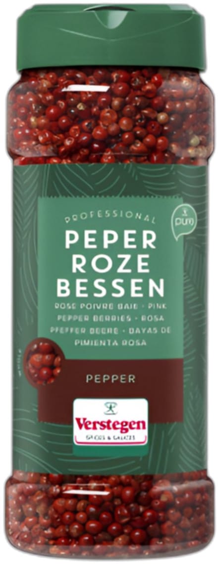 Verstegen - Peper roze bessen - Pure - Strooibus medium - Kruiden & specerijen - 140g