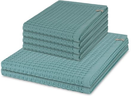 Möve Sonstiges 4 X handdoek 2 X douchehanddoek - in set 6 pack Piquee