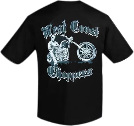 WCC West Coast Choppers T-shirt Chopper Dawg II Zwart