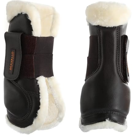 Dichte beenbeschermers voor paarden met klittenbandsluiting Acavallo