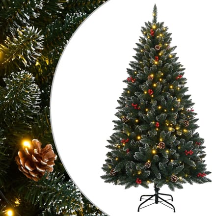 vidaXL - Kunstkerstboom - met - 300 - LED's - 210 - cm