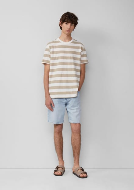 QS - male - Denim short John / regular fit / mid rise