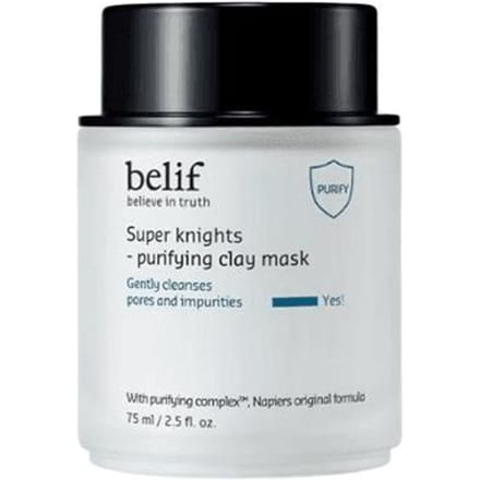 [belif] Super Knights Zuiverend Kleimasker 75ml black
