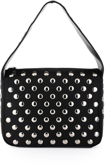 "Leren" Tas | Statement Bag | Studs & Stylish | Zwart