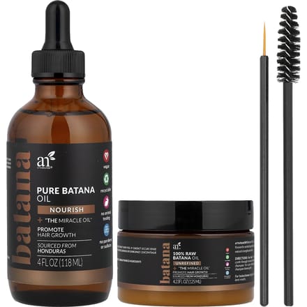 Pure Batana Olie, Haargroei Kit, 4 Delige Kit